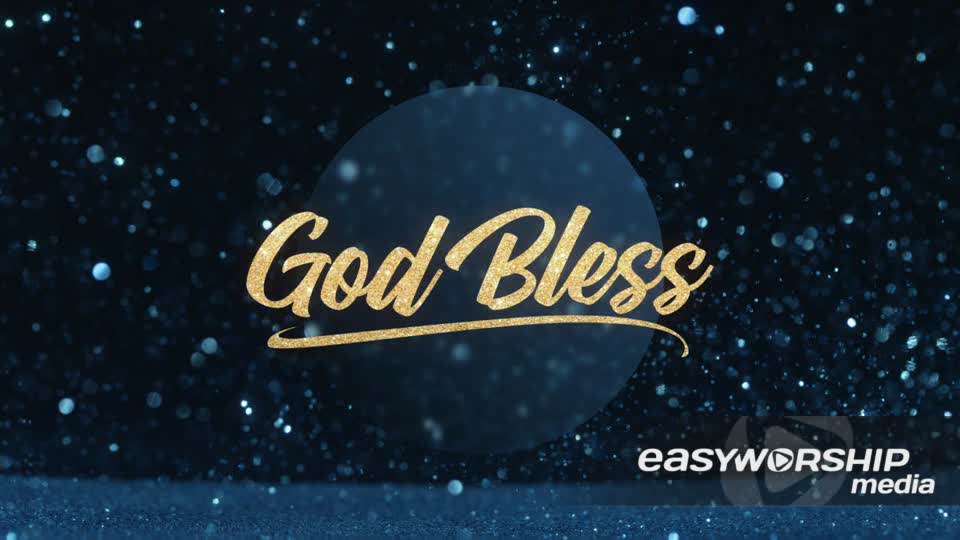 Snowglobe God Bless by Motion Worship - EasyWorship Media