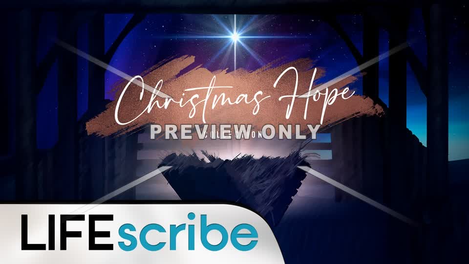 Christmas Hope Collection by Life Scribe Media - EasyWorship Media