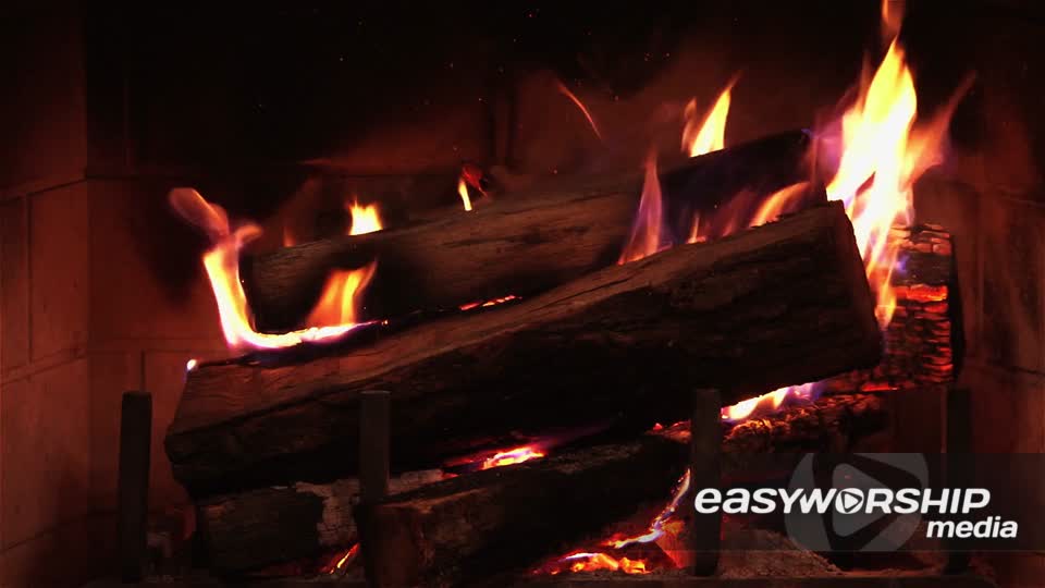Nostalgic Fireplace 4 by Shift Worship - EasyWorship Media