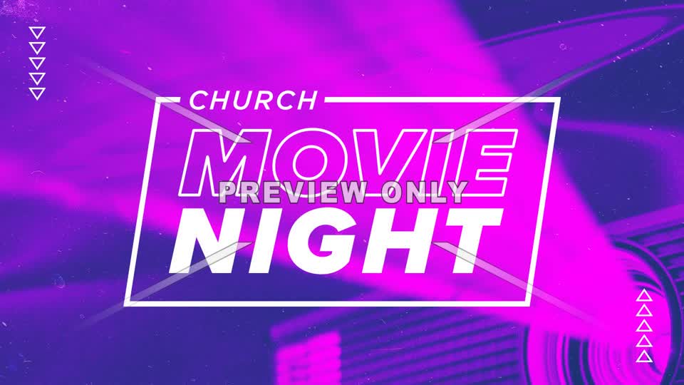 Church Movie Night: Title Graphics by Church Visuals - EasyWorship Media