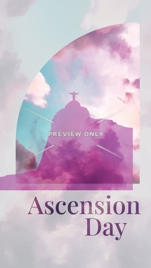 Ascension Day Social Story Title by Twelve Thirty Media