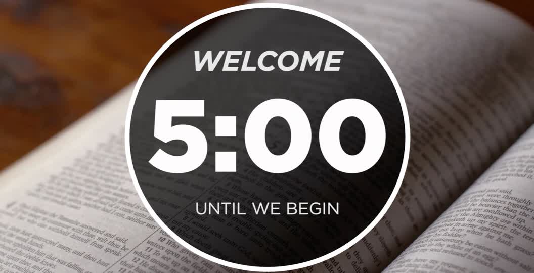 Five Minute Countdown - Open Bible by Church Fuel - EasyWorship Media