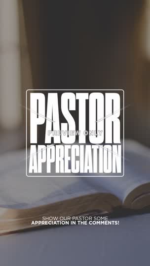 Pastor Appreciation: Social Story Title by Church Visuals - EasyWorship ...