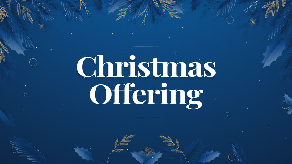 Christmas Offering: Title Graphics by Church Visuals - EasyWorship Media