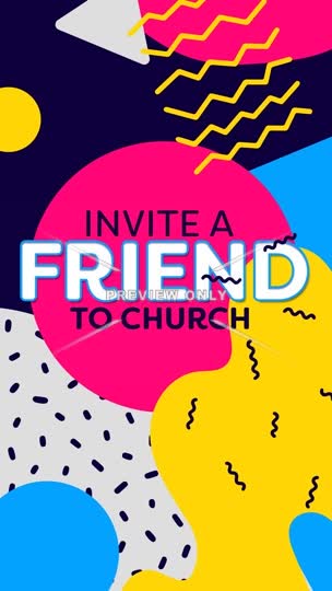 invite your friends to church